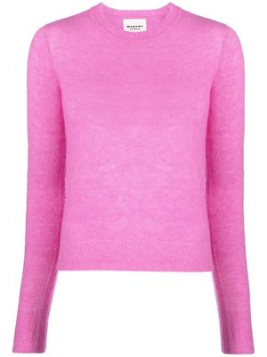 MARANT ÉTOILE crew-neck knitted jumper - Pink