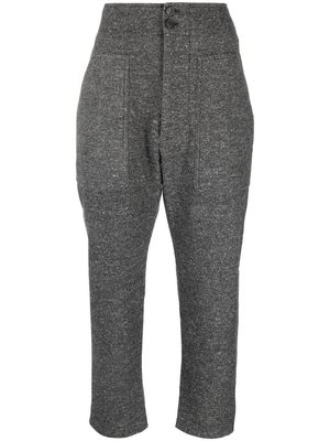 MARANT ÉTOILE cropped pouch pocket trousers - Grey