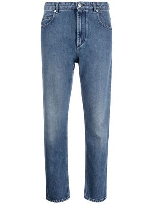 MARANT ÉTOILE cropped slim-cut jeans - Blue