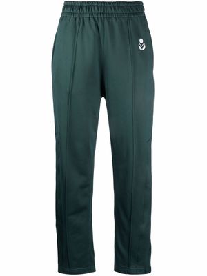 MARANT ÉTOILE Dobbs logo-embroidered track trousers - Green