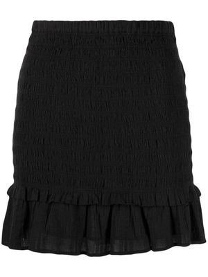 MARANT ÉTOILE Doreal cotton miniskirt - Black