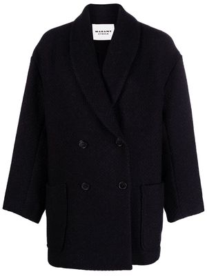 MARANT ÉTOILE double-breasted coat - Black