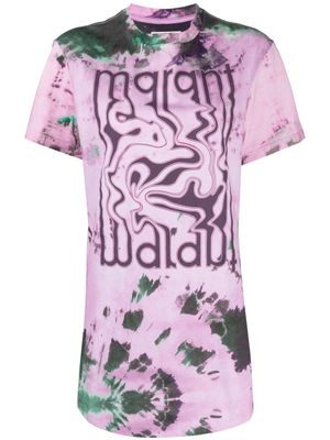 MARANT ÉTOILE Edwige logo-print T-shirt - Pink