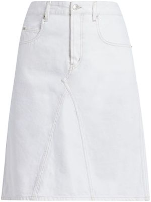 MARANT ÉTOILE Fiali denim skirt - White