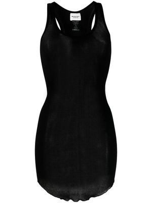 MARANT ÉTOILE fine-knit sleeveless top - Black