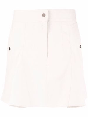 MARANT ÉTOILE flared detail skirt - Neutrals