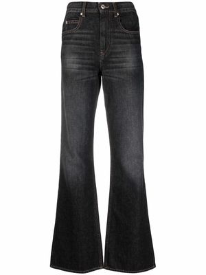 MARANT ÉTOILE flared-leg jeans - Black
