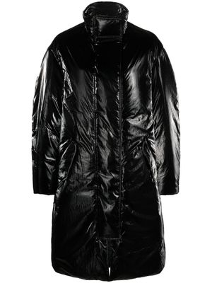 MARANT ÉTOILE funnel-neck puffer coat - Black