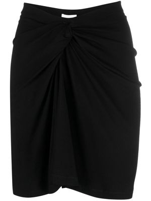 MARANT ÉTOILE gathered-detail high-waisted miniskirt - Black
