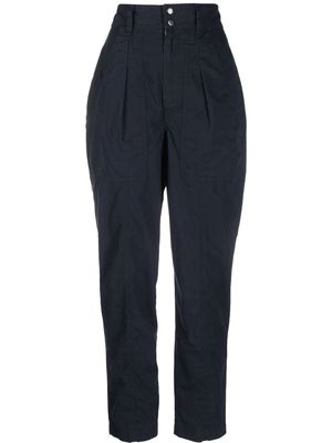 MARANT ÉTOILE high-waisted tailored trousers - Blue