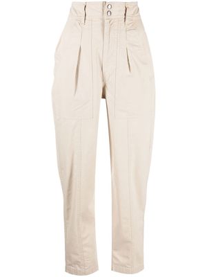 MARANT ÉTOILE high-waisted tailored trousers - Neutrals