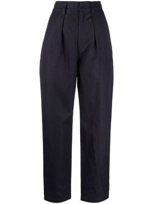 MARANT ÉTOILE high-waisted tapered trousers - Blue