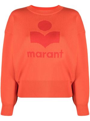 MARANT ÉTOILE intarsia-knit jumper - Orange