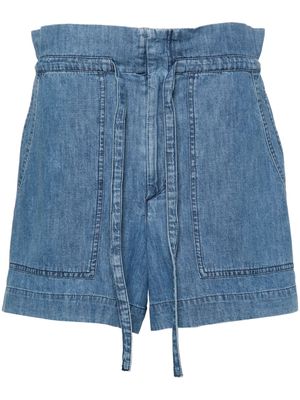 MARANT ÉTOILE Ipolyte cotton shorts - Blue