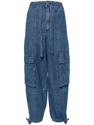 MARANT ÉTOILE Ivy high-rise wide-leg jeans - Blue