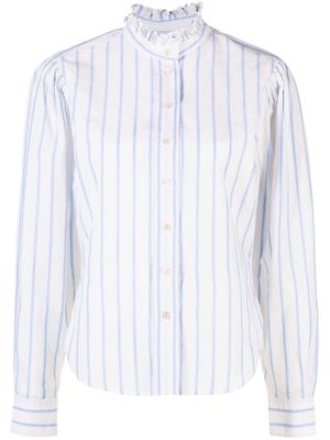 MARANT ÉTOILE Jancis striped shirt - White