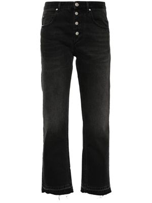 MARANT ÉTOILE Jemina raw-edge jeans - Black