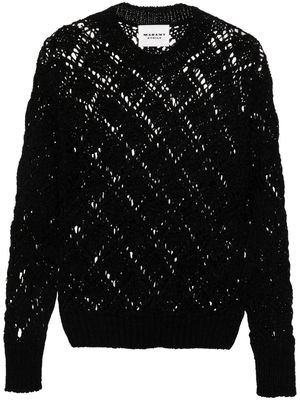 MARANT ÉTOILE Joey open-knit jumper - Black