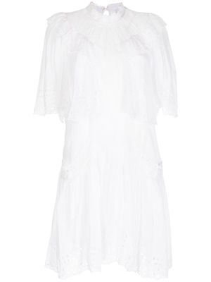 MARANT ÉTOILE Kayene broderie-anglaise cotton dress - White