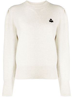 MARANT ÉTOILE Kelaya logo-embroidered jumper - Neutrals