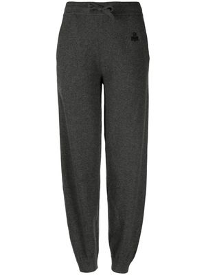 MARANT ÉTOILE Kira drawstring-waist knitted trousers - Grey