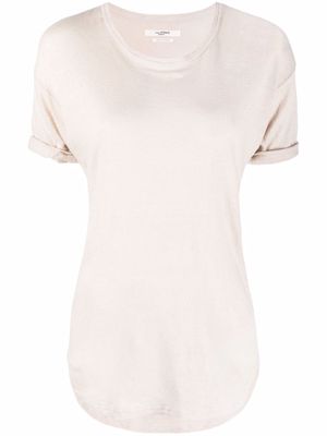 MARANT ÉTOILE Koldi short sleeved t-shirt - Neutrals