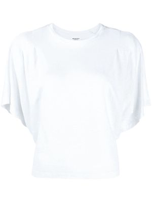 MARANT ÉTOILE Kyanza linen T-shirt - White