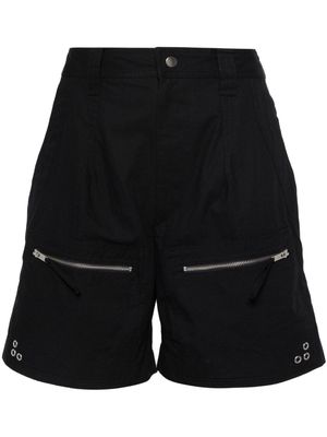 MARANT ÉTOILE Kynan cotton shorts - Black