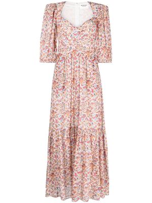 MARANT ÉTOILE Leoniza floral-print midi dress - Multicolour