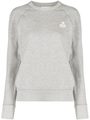 MARANT ÉTOILE logo detail sweatshirt - Grey