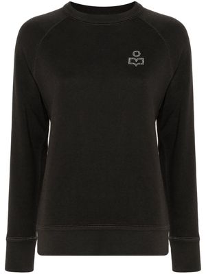 MARANT ÉTOILE logo-embellished crew-neck sweatshirt - Black