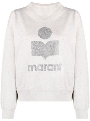 MARANT ÉTOILE logo-print jumper - Neutrals