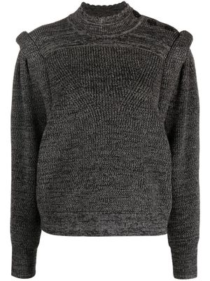 MARANT ÉTOILE long-sleeve knitted jumper - Grey