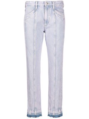 MARANT ÉTOILE low-rise slim-cut jeans - Purple
