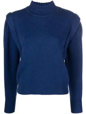 MARANT ÉTOILE Lucile mock-neck knitted jumper - Blue