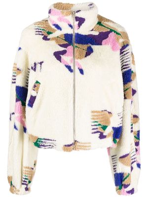 MARANT ÉTOILE Mackensy fleece jacket - Neutrals