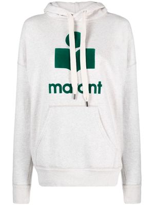 MARANT ÉTOILE Mansel jersey hoodie - Neutrals