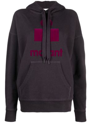 MARANT ÉTOILE Mansell logo-print hoodie - Grey