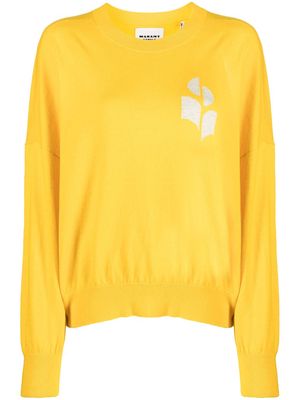 MARANT ÉTOILE Marisans cotton-wool jumper - Yellow
