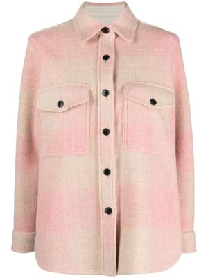 MARANT ÉTOILE Marveli check-pattern jacket - Pink