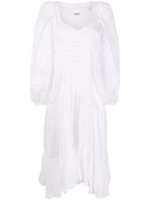 MARANT ÉTOILE Melia cotton midi dress - White