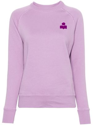 MARANT ÉTOILE Milla logo-embroidered sweatshirt - Purple