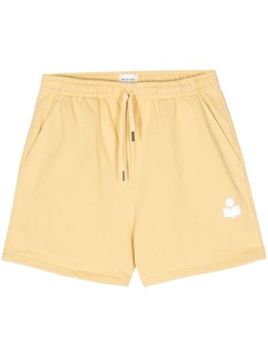 MARANT ÉTOILE Mirana jersey shorts - Yellow