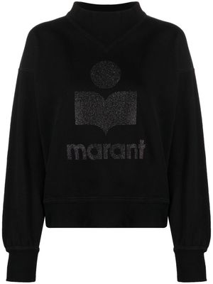 MARANT ÉTOILE Moby logo-print sweatshirt - Black