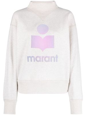 MARANT ÉTOILE Mobyli cotton-blend sweatshirt - Grey