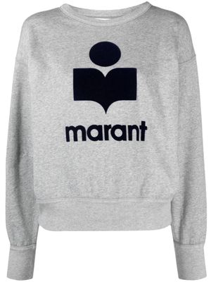 MARANT ÉTOILE Mobyli logo-embellished sweatshirt - Grey