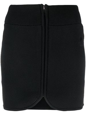 MARANT ÉTOILE Olgane logo-embroidered miniskirt - Black