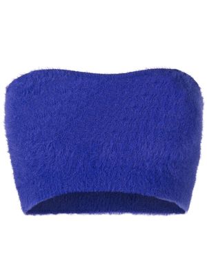 MARANT ÉTOILE Ollie knitted crop top - Blue