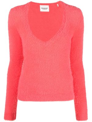 MARANT ÉTOILE Oslo knitted V-neck sweater - Pink
