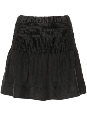 MARANT ÉTOILE Pacifica shirred miniskirt - Black